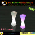 Al aire libre decorativo trenzado LED florero