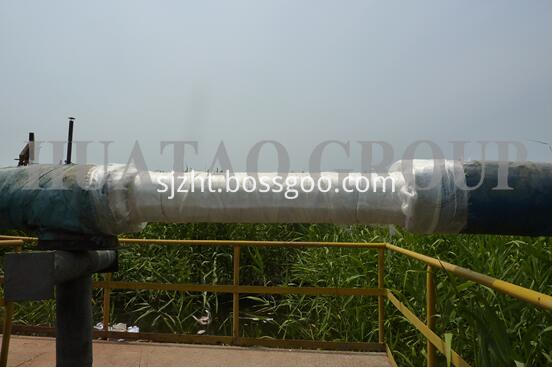Aerogel Blanket used for steam pipeline transformation in Liaohe Oilfield