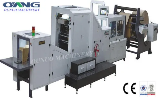 Servo Motor High Speed Automatic Food Kraft Paper Kfc Bag Making Machine