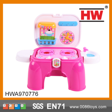 Plastic pretend toy children kitchen toy