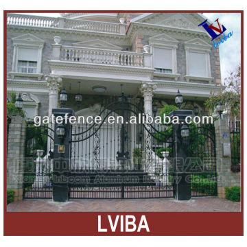 entrance iron gate&outdoor iron gate and iron gates for sale