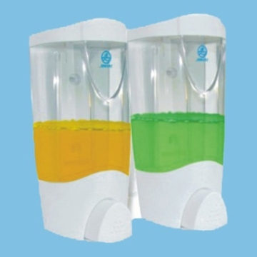 450ml Manual Double Plastic Soap Dispenser
