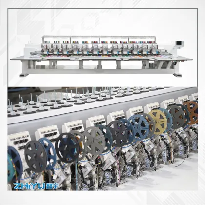 Multiheads Computer Embroidery Machine: Automatic Sequin Embroidery Machine