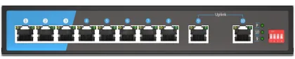 Scodeno PoE switch AI PoE DIP switch 10GTP-S2-AC