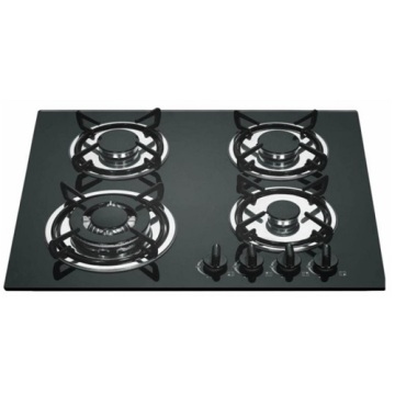 Gas de gas blanco Hob 4 Burner Kitchen Hob