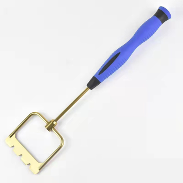 Stainless Steel Shrimp Bait Shovel with Silicone Handle T-Shape Fishing Tool