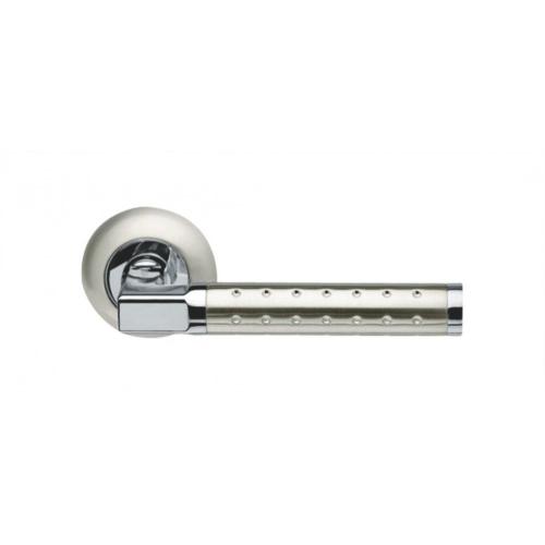 Nice cheap Aluminum door handle on zinc rosette