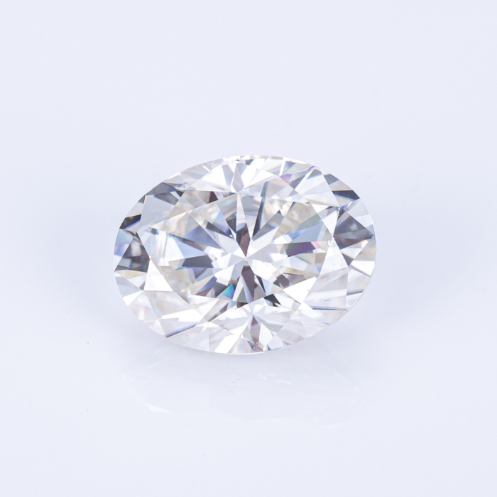 เพชร Moissanite เจียระไนทรงรีขนาด 12x16 มม