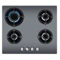 Electrolux Hobtop Italy Tempered Glass 4 Burner