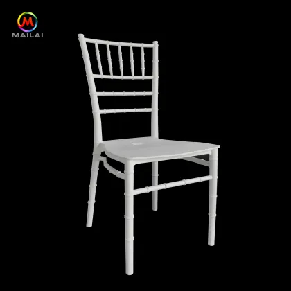 Buy White Resin Plastic Chiavari Chairs | Tiffany Chairs