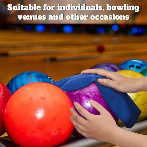 Clean Towel Bowling Ball Artificial Shammy Double Deck Bowling Towel Factory