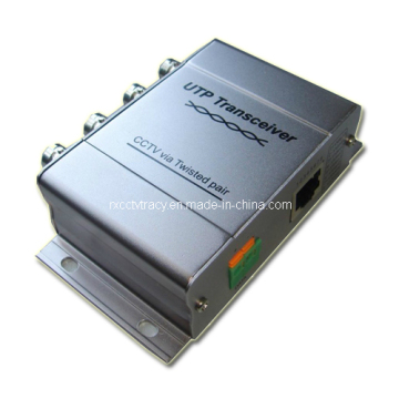 4 CH UTP Passive CCTV Video Transmission (3CH Video+1CH Data) (RX-104)