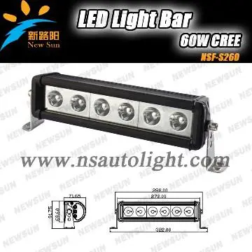 4x4 led light bar,cree 60w led light bars off road lights,12 inch led