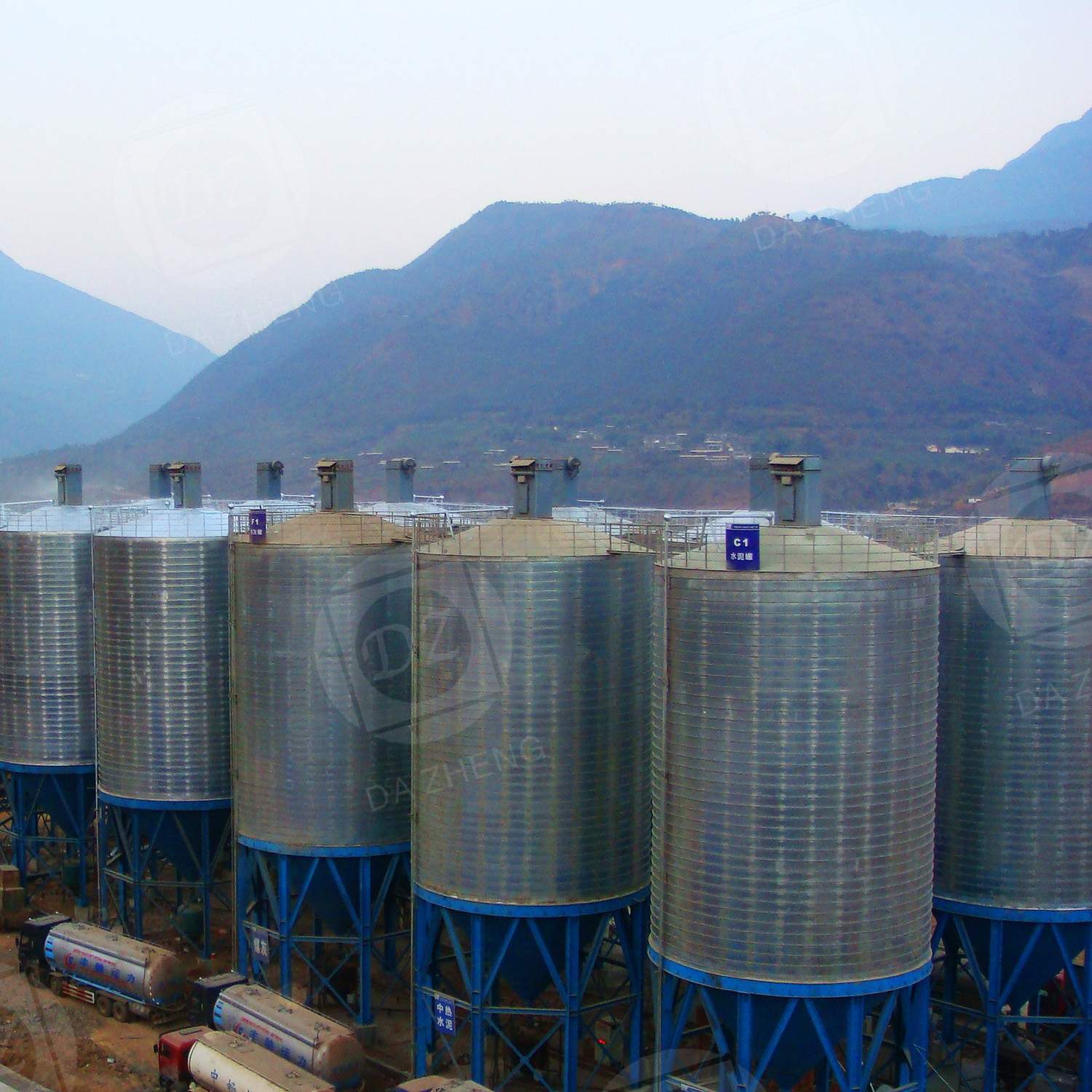 Resource utilization of fly ash silo