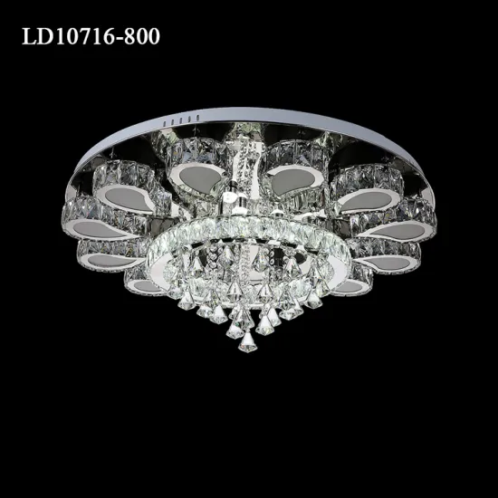 Factory outlet wifi smart modern chandeliers luxury crystal chandelier