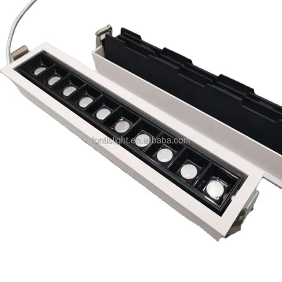 Flicker-Free Anti-Glare Recessed Pendant LED Linear Grille Light