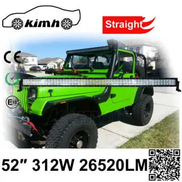 Electronic Ballast Flash Led Light IP67 offroad bar led 52 inch