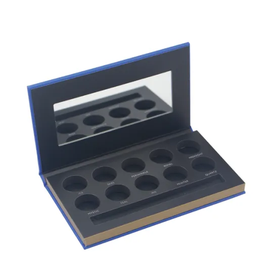 Customized baked eyeshadow box