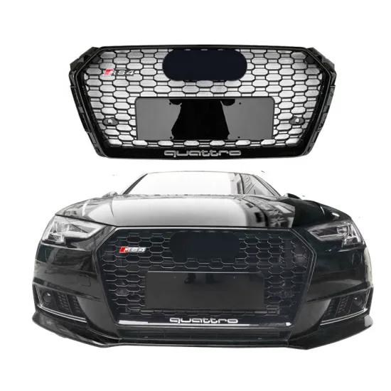 RS4 Style Honeycomb Front Grille for Audi A4/S4 B9 (2017-2019) Facelift Replacement