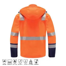 Flame retardant HIVIS Rain Jacket
