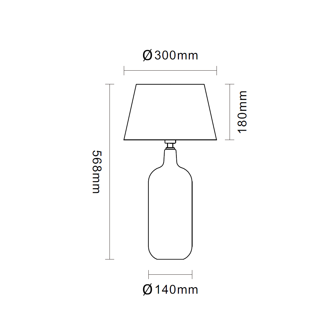 Elegent Lake Green Ceramic Desk Lamp Table Lamp-06
