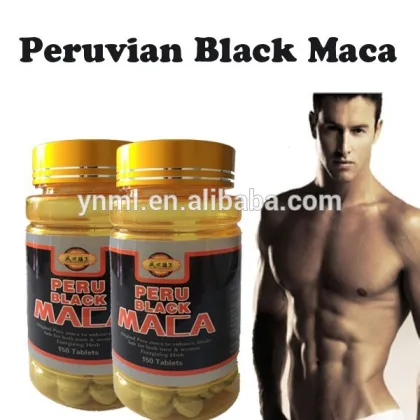 Man Power Black Maca root powder 100% Pure organic black maca extract Peruvian maca health care for man