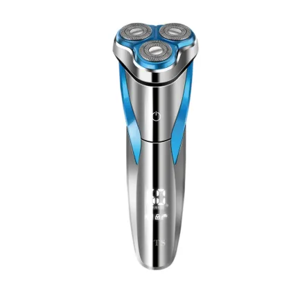 Waterproof Rechargeable Triple Blade USB Electric Shaver for Men