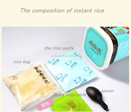 Shirataki Rice and Self-Heating Instant Convenience Foods