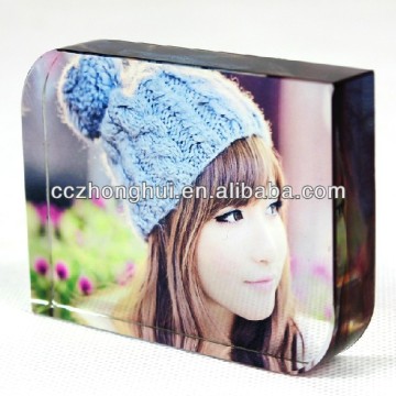 Color-printing crystal photo frame