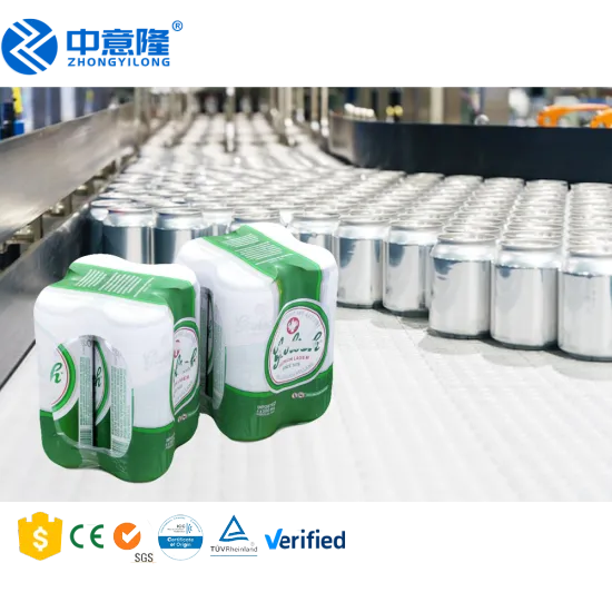 Complete Aluminum Can Carbonated Soft Drink Filling Canning Machine Production Line
