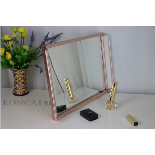 2017 NEW design fashion portable aluminum mirror with lights