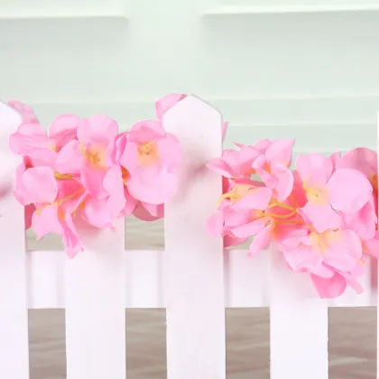 Violet Wisteria Orchid Fake Rattan Wedding Decorations