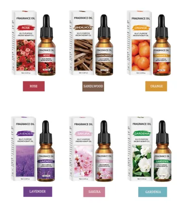 Custom OEM Multi Flavors Essential Oil Aromatherapy Fragrance Oil