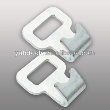 flat metal hook for 25mm tie down straps(cargo lashing belt)