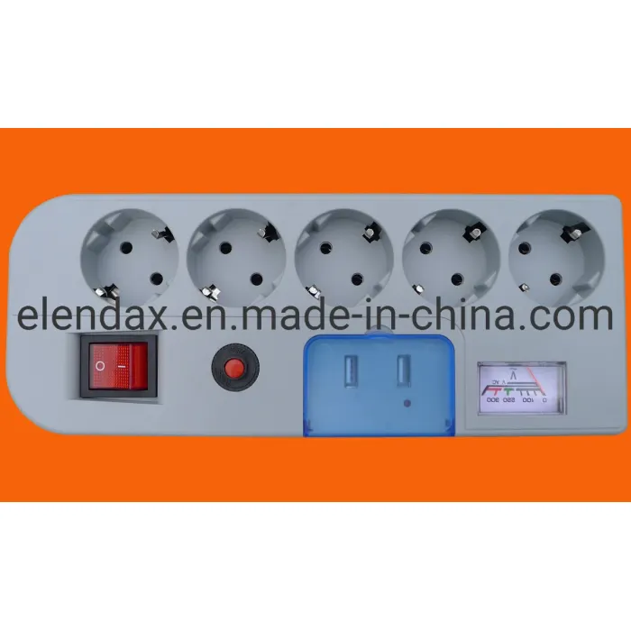 Soket Ekstensi dengan Surge 2 USB E2205ES