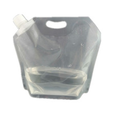 1L 3L 5L 10L transparent plastic standing spout-bag