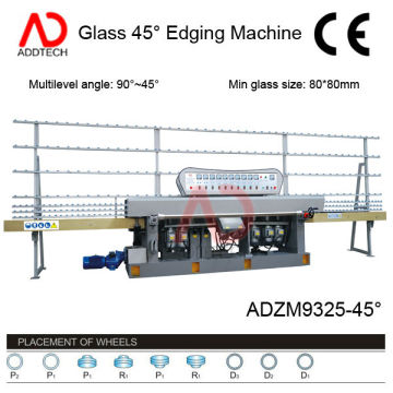 9 motors glass multilevel edging grinding machine