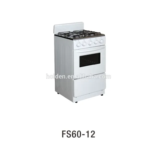 60X60 free standing 4 burner gas oven full white color not easy dirty