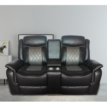 Manual Ruang Tamu Manual Recliner Loveseat Sofa