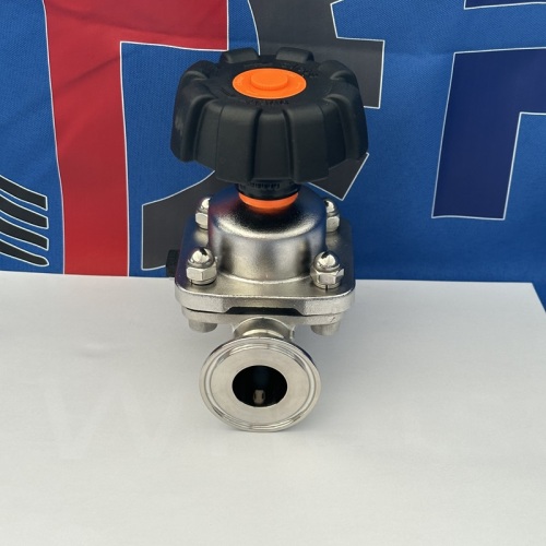 High Quality Manual Clamped Sanitary Diaphragm Valve