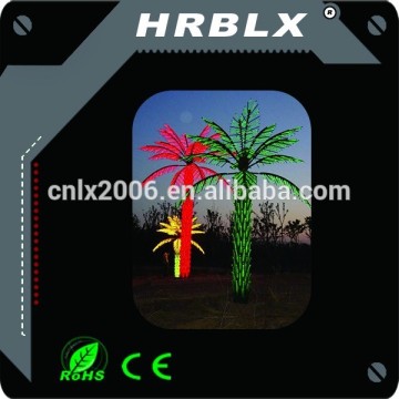 artificial 5x4m garden park coconut led tree light