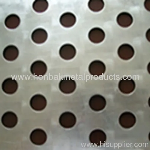 Aluminum Perforated Metal Sheet Round Hole 