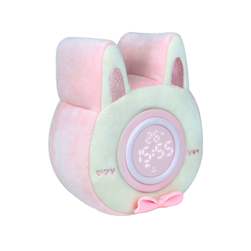 Customizable Cake Rabbit Fluffy Desk Table Clock