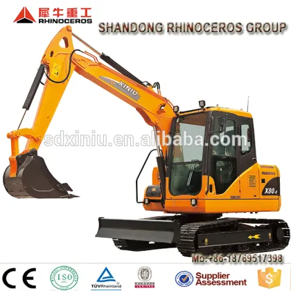 Crawler moving type excavator