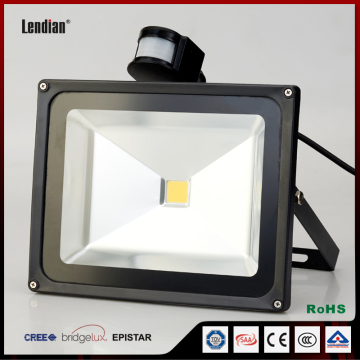 30 واط LED LED مع مستشعر الحركة مع المستشعر IP65 30000 ساعة ضمان في الهواء الطلق LED ضوء الفيضان
