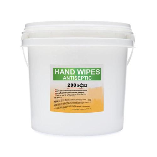 Custom Large Bucket Packing Industrial Anti Bacteria Wet Wipes OEM Factory