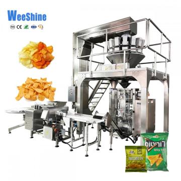 Automatic Granule Packing Machine Potato Chips All in One Weighing and Bagging Production Line