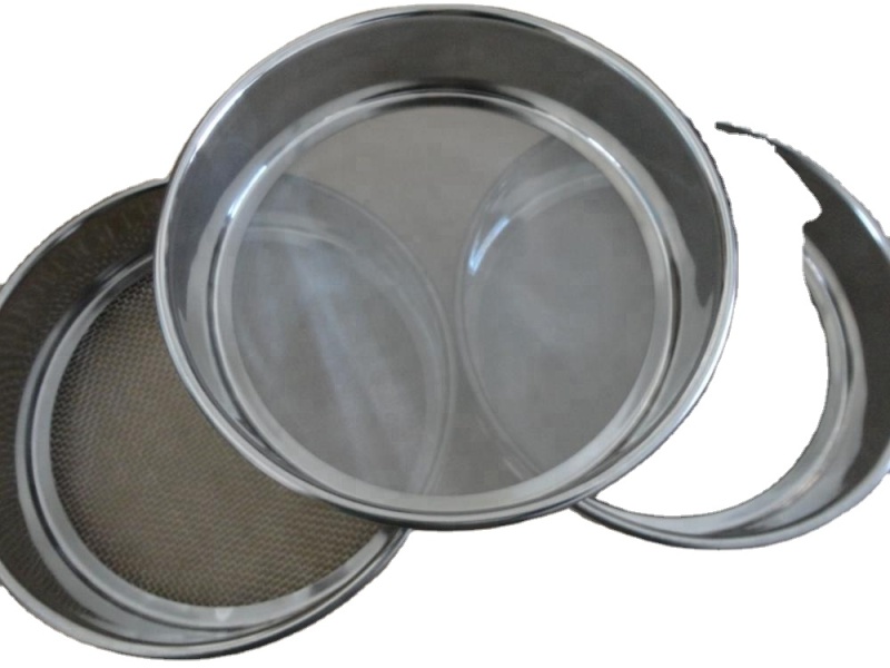 Fine Mesh Stainless Steel Test Lab Sieves 3\" 6\" 8\" 10\" 12\" Diameter for Solid Filter Metal Product