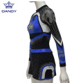 Oanpaste keninklike blauwe jeugd cheer outfits