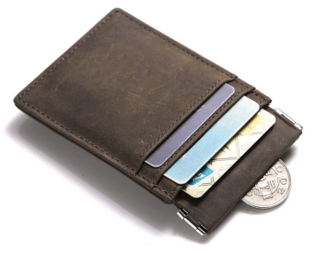 Boshiho round spring clip card holder
